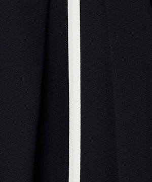 ウォッシャブルストレッチジョーゼットボウタイ風ブラウス