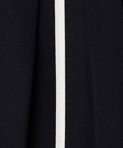 ウォッシャブルストレッチジョーゼットボウタイ風ブラウス