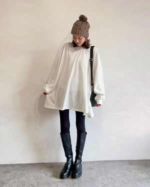 ボリューム袖カットソー