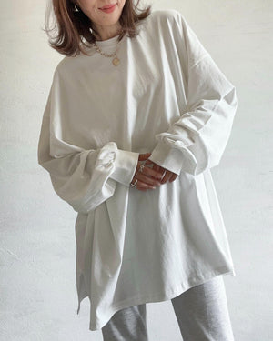 ボリューム袖カットソー