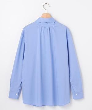 コットンタッチシャーティング刺繍入り ブラウス