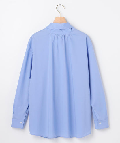 コットンタッチシャーティング刺繍入り ブラウス