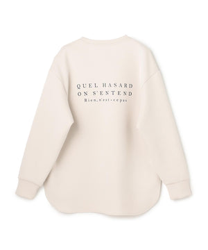 BEAUTY FORM JERSEY 刺繍ロゴ プルオーバー