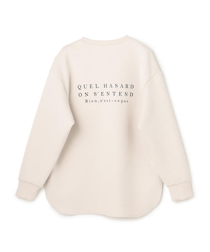 BEAUTY FORM JERSEY 刺繍ロゴ プルオーバー