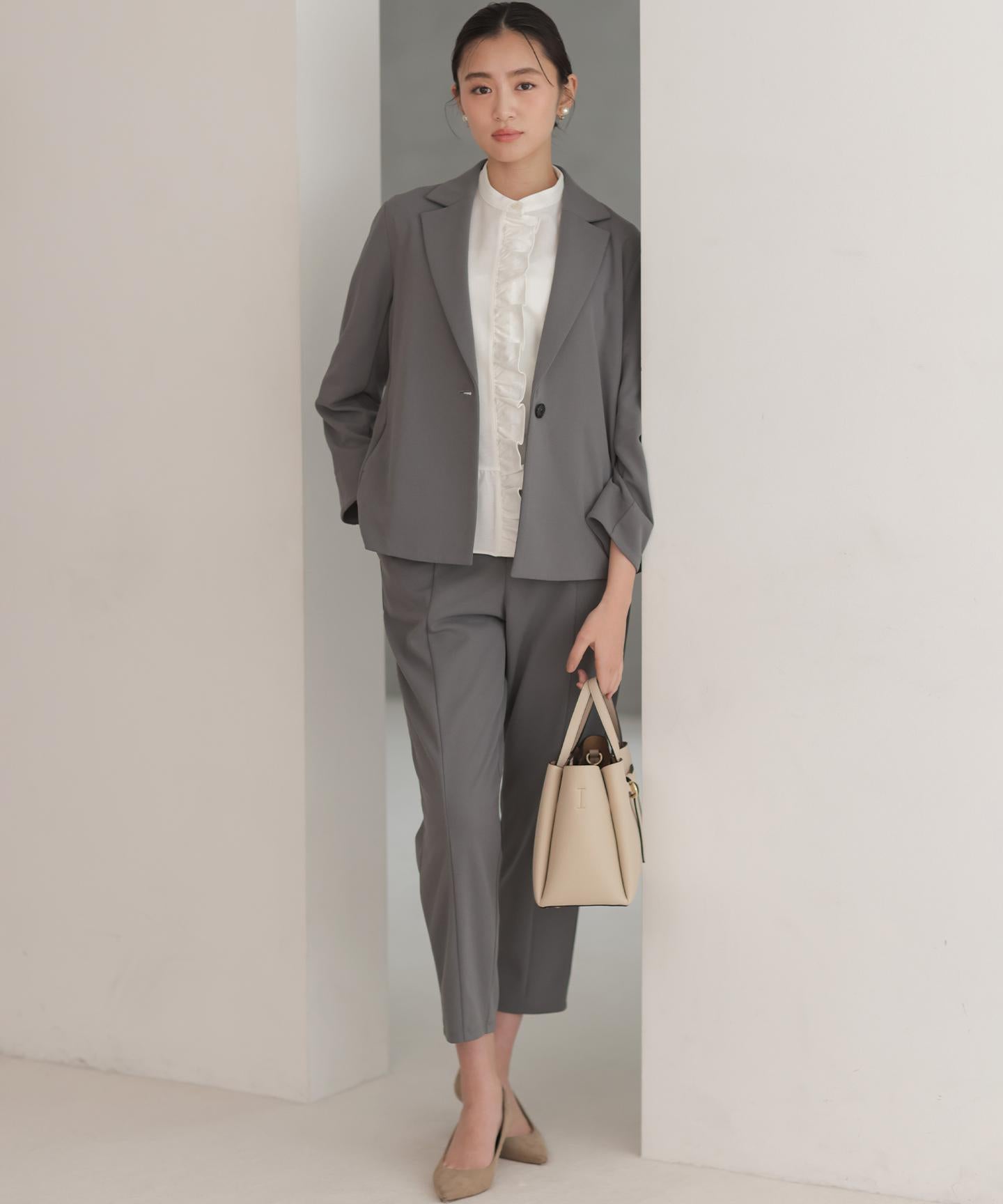 ジョーゼットジャージー ジャケット