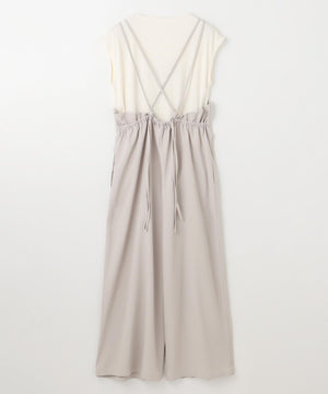 プルオーバー×キャミサロペットセット