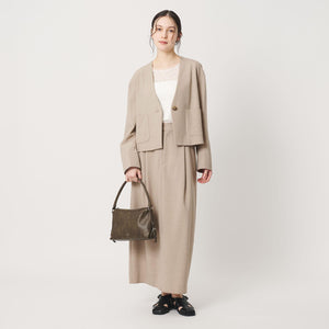 ポリエステルブレンド タックスカート