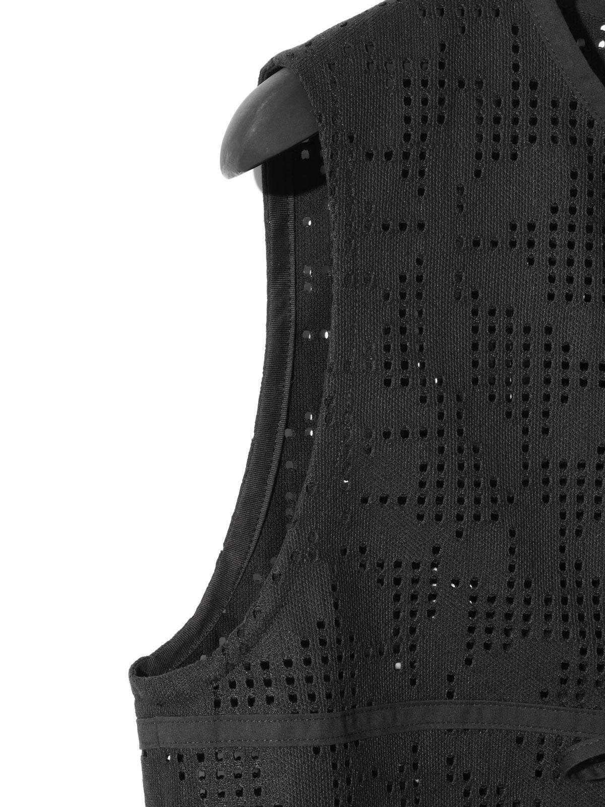MIDIUMISOLID for Ladies レースショートベスト