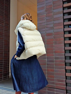 デニムフレアワンピース