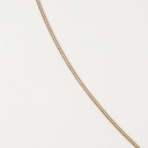 タッセル スネークチェーン スライダーネックレス