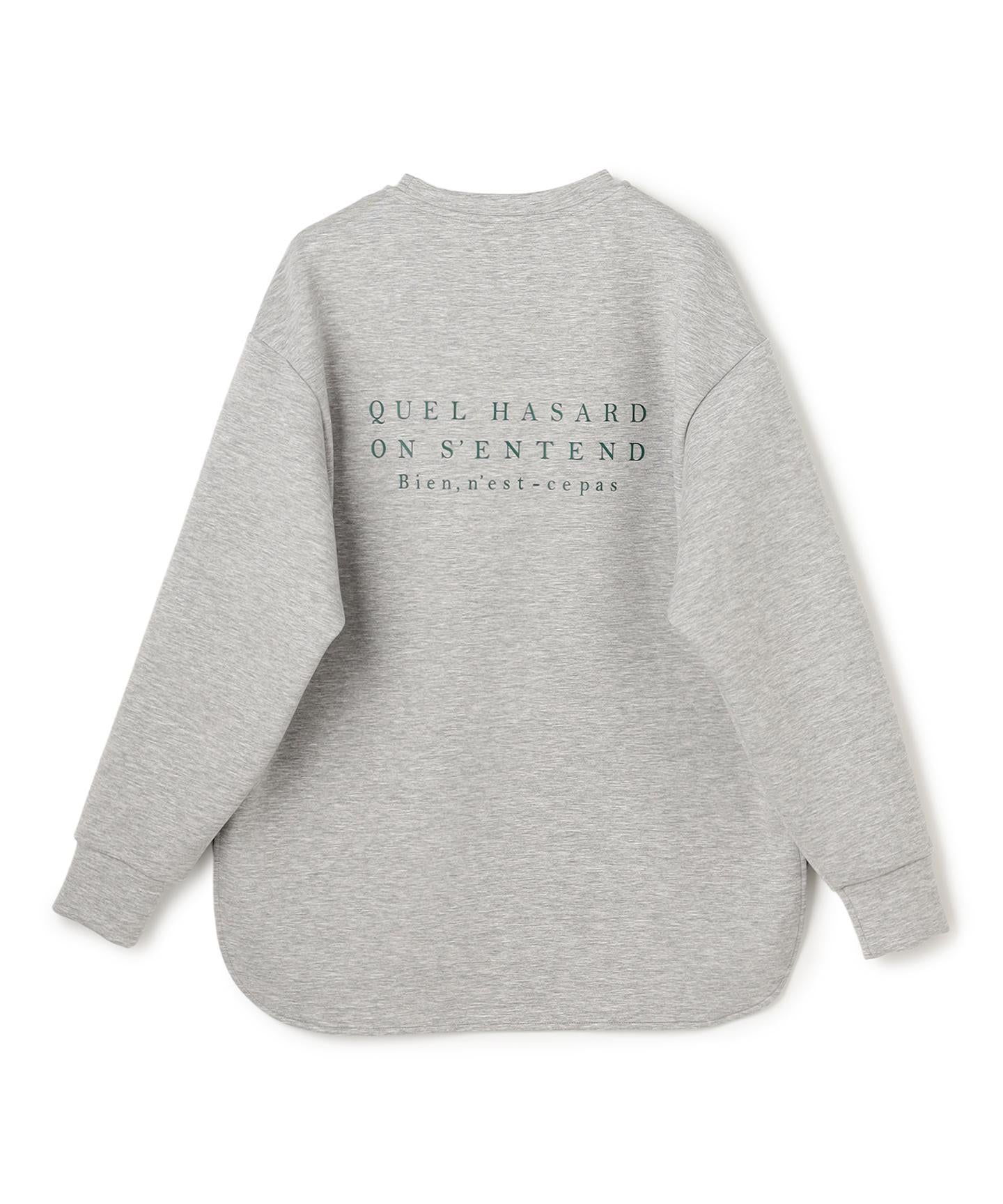 BEAUTY FORM JERSEY 刺繍ロゴ プルオーバー