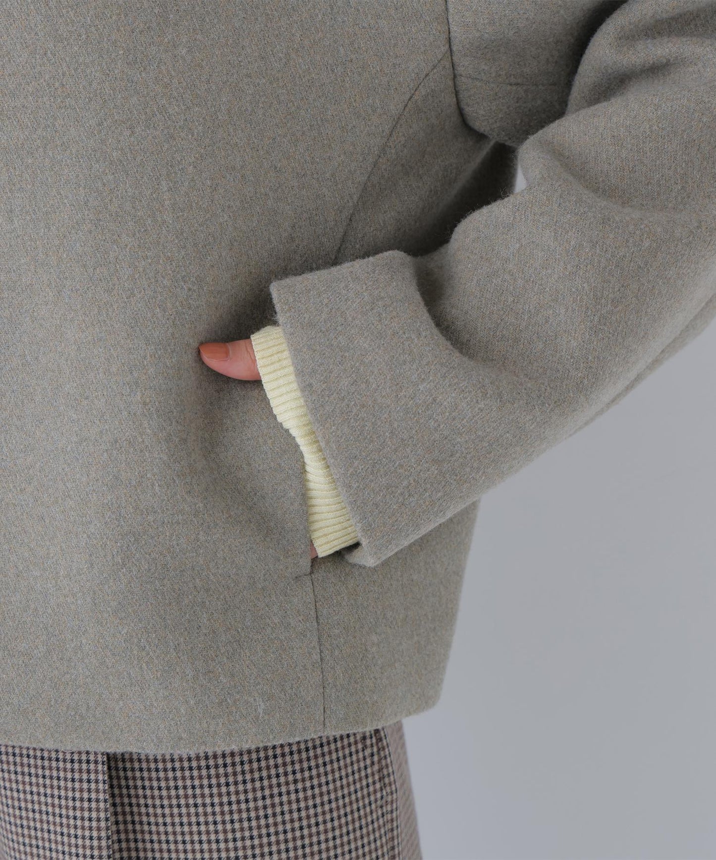 ＜朝比奈 彩さんコラボ＞ステンカラージップブルゾン