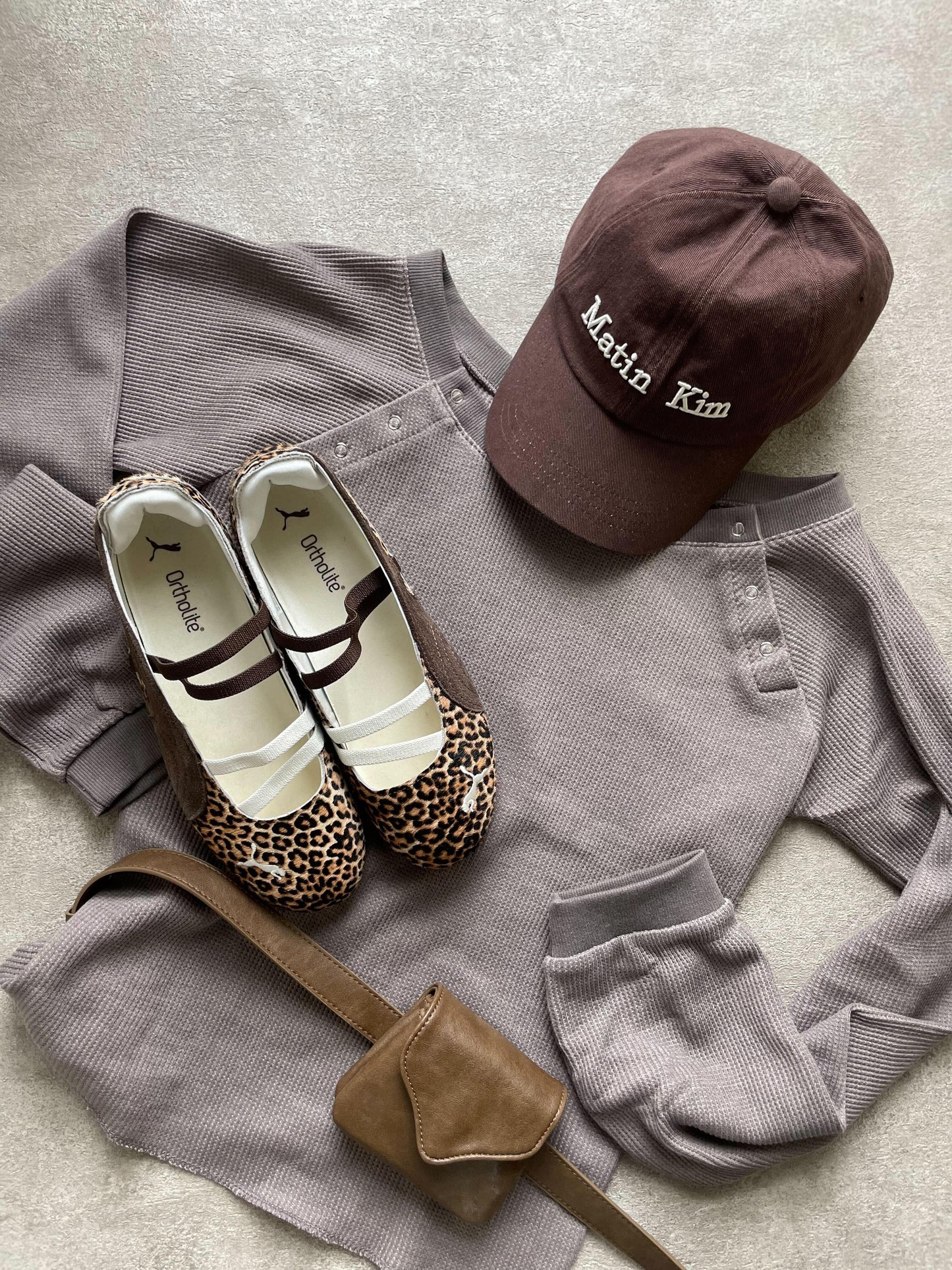 ビッグワッフルTシャツ