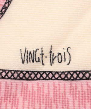 ウールカシミヤ デザイン ストール