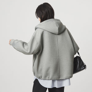 ［size SHORTあり］ダンボール ジップ フーディ