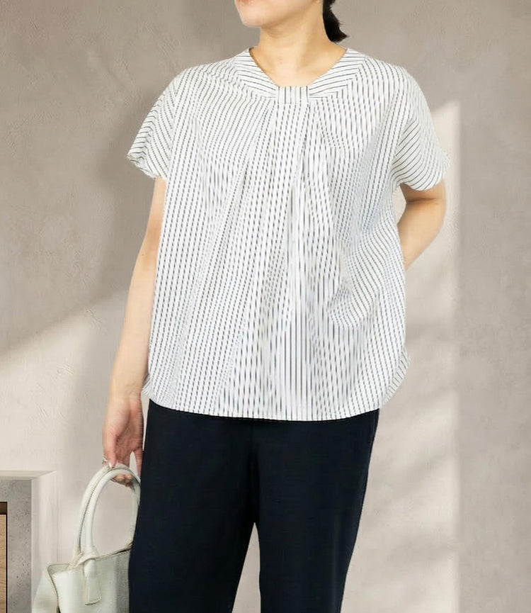 Drawerドゥロワー 19ssストライプボウタイブラウス ドゥロワーのストライプ柄 ブラウスの商品一覧｜ユナイテッドアローズ