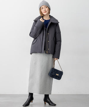 スエード キルティング ショルダーバッグ