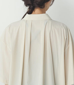 【接触冷感】バックタックオーバーシャツ