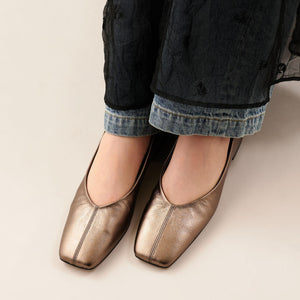 スクエアセンターシーム フラット25↓↑