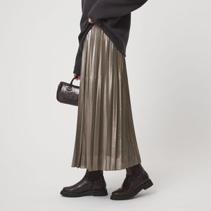 ハクプリント プリーツ スカート