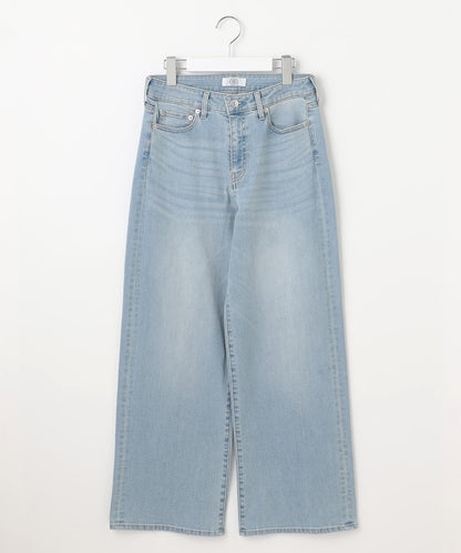 BASIC STRETCH DENIM ワイド ストレート デニム