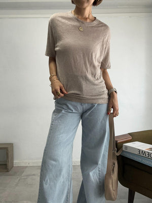 ベーシックリネンカットソー