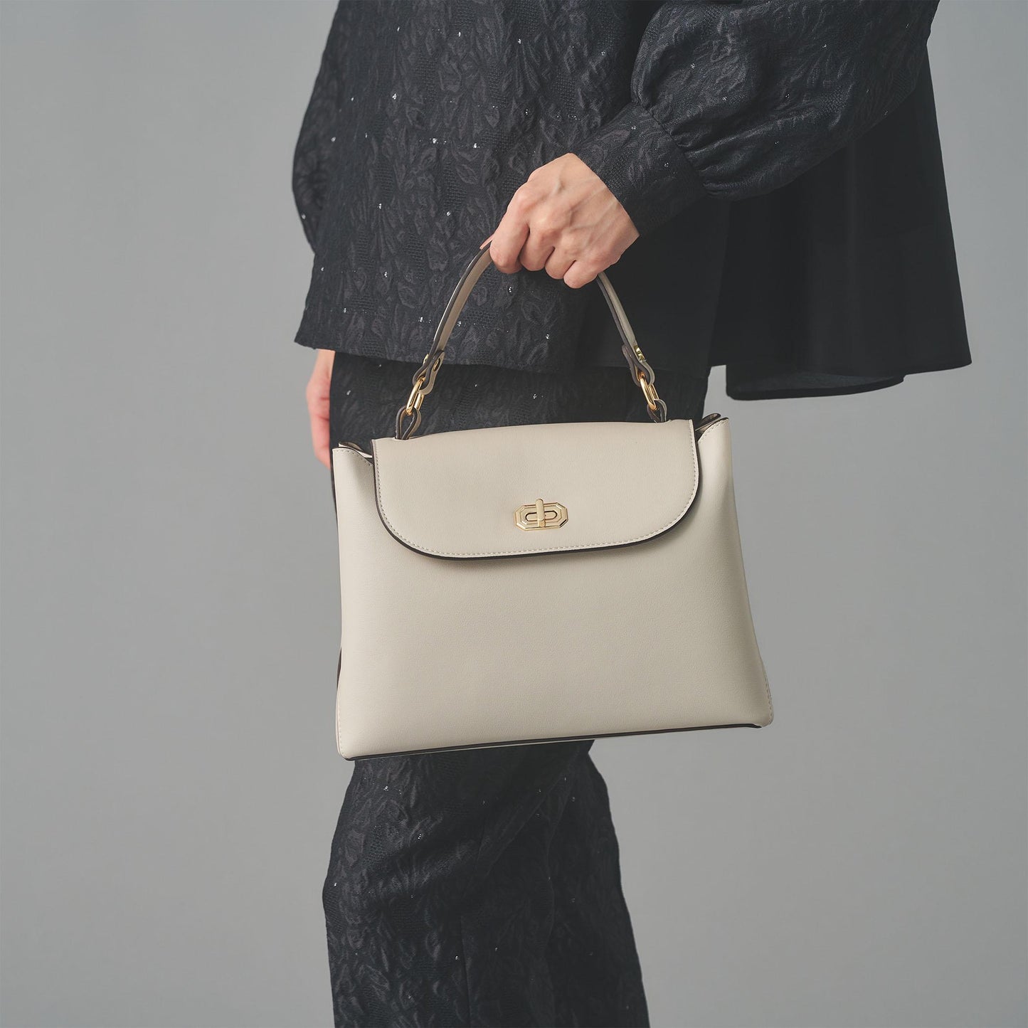 ダブルフェイス ワンハンドル バッグ