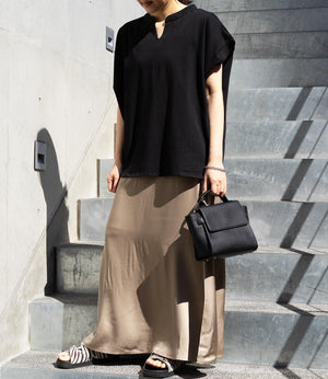 スタイルカバーキーネックカットソー