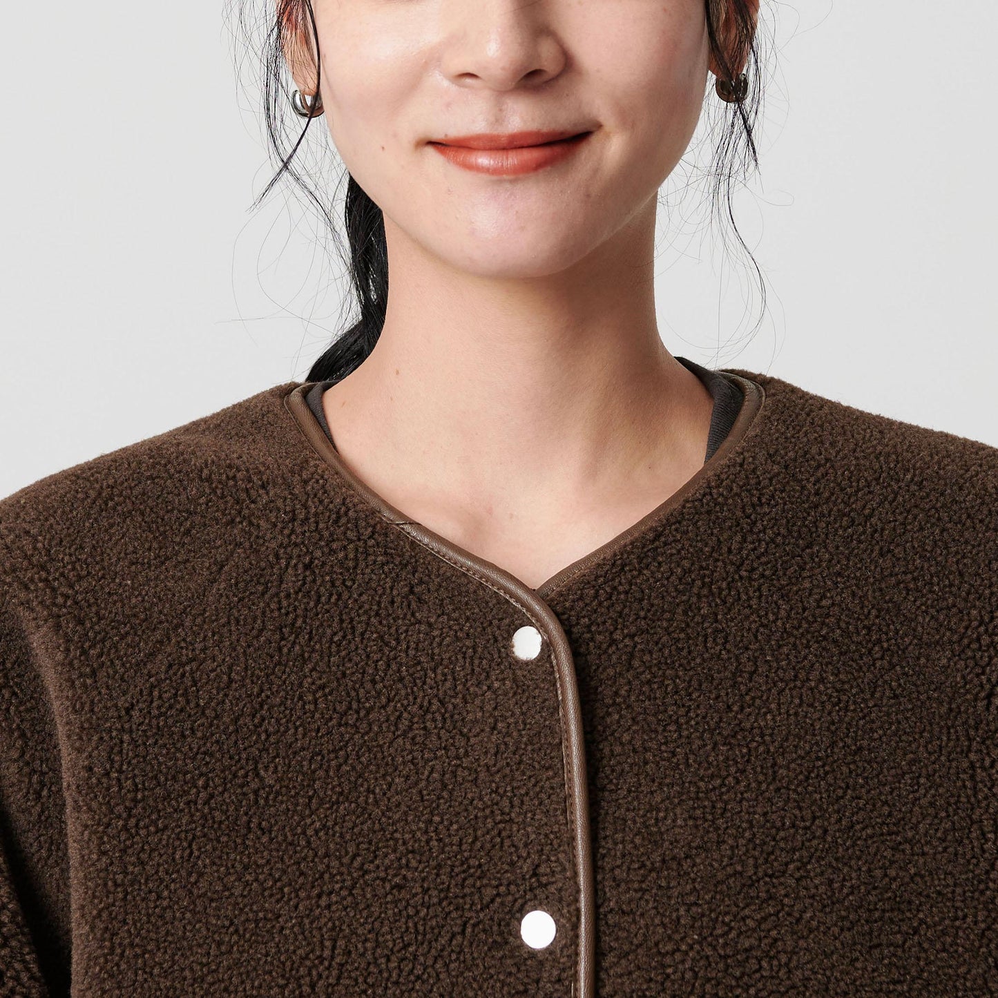 【WEB限定】ボア×フェイクムートン リバーシブルジャケット