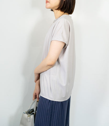 【10万人の正解シリーズ】コクーンシルエットボートネックカットソー