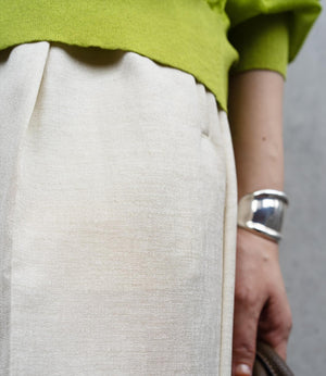 リネンライクシャイニータックパンツ