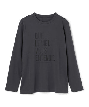 コットンスムース グラフィック ロンＴ