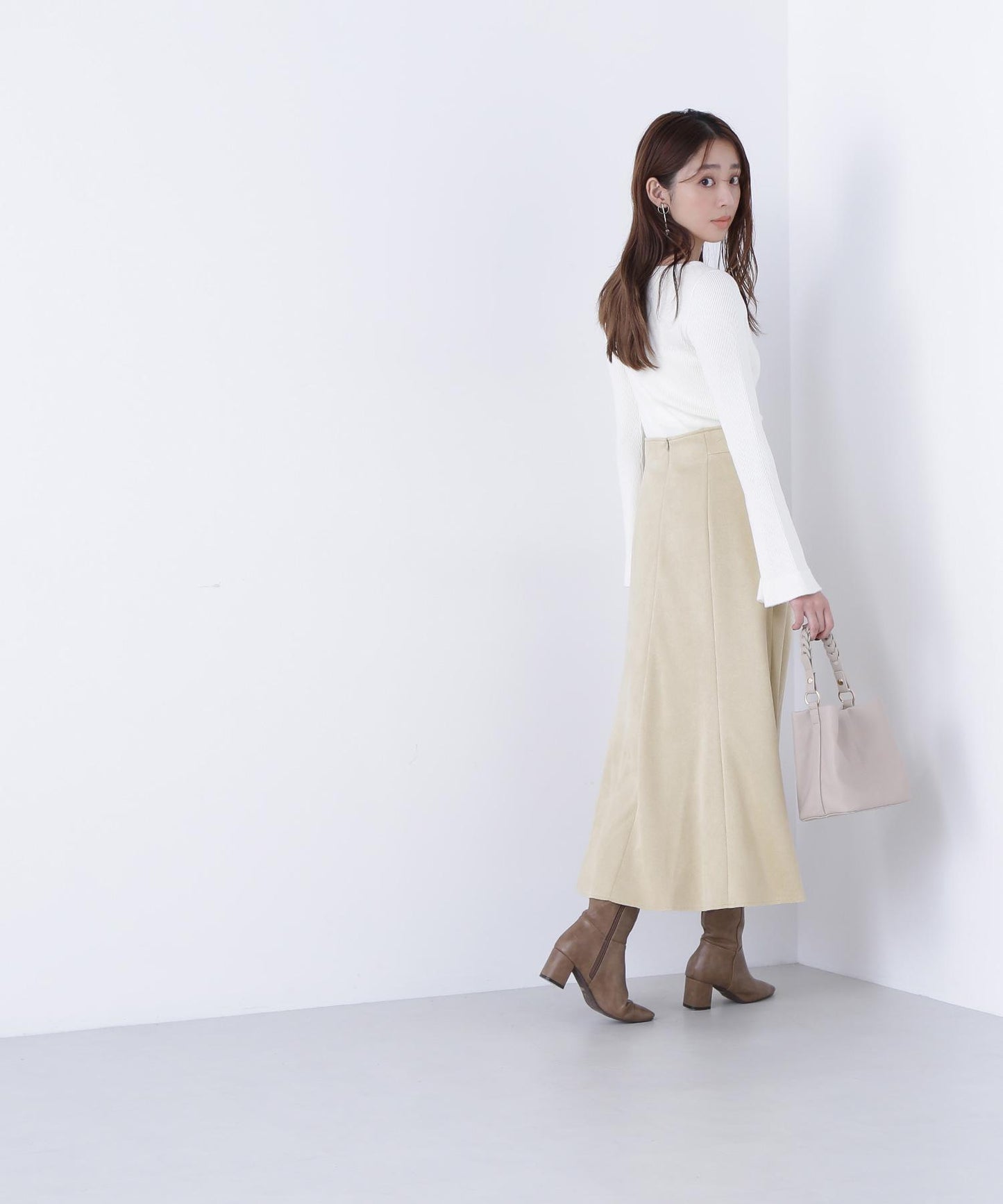 フェイクスエードシリーズ マーメイドスカート