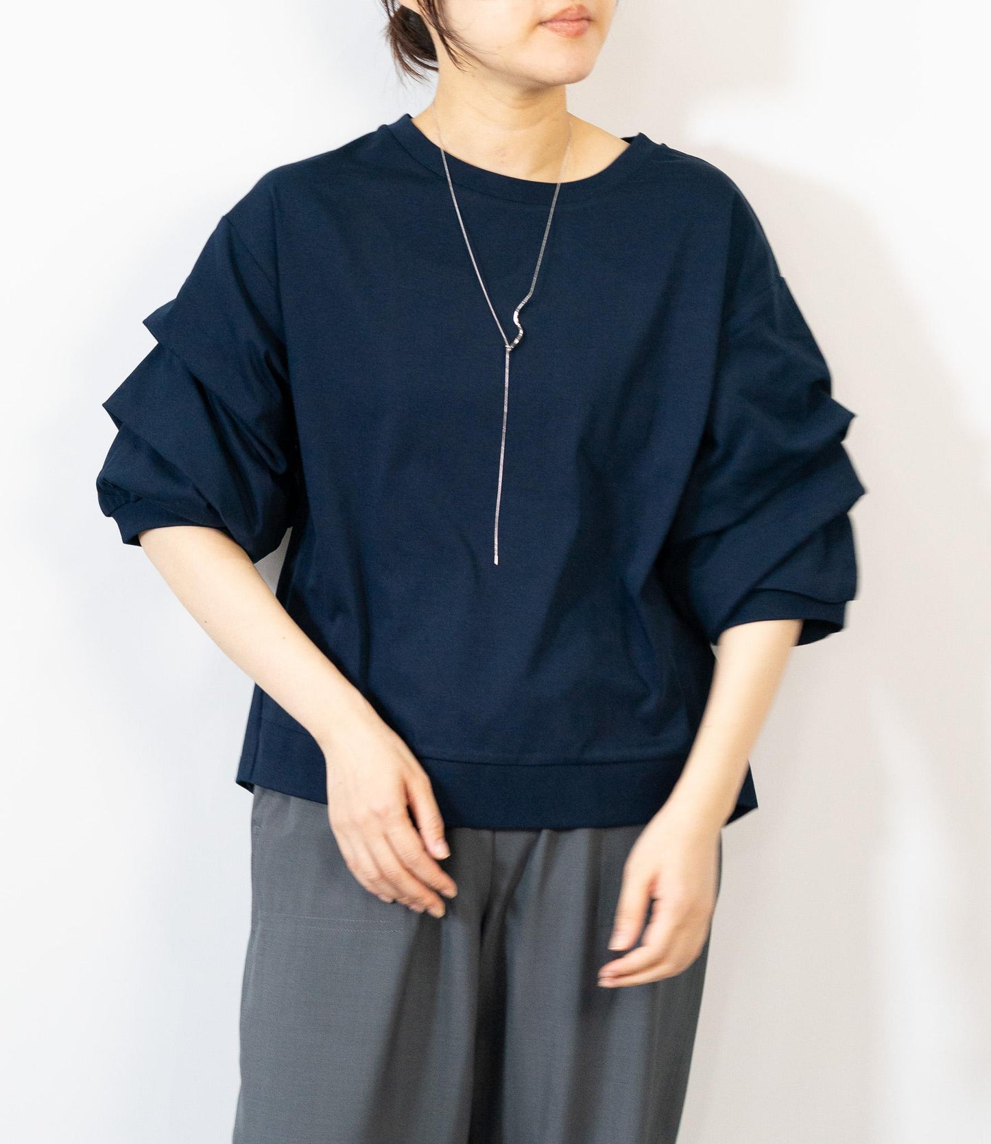タックスリーブデザインカットソー