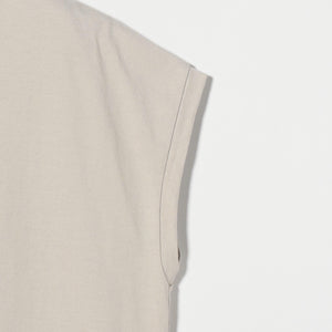 コットン ロゴプリント フレンチスリーブ Tシャツ