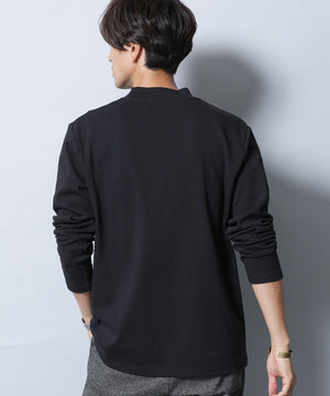 《イヤな臭いを軽減》Anti Smell モックネックロングスリーブＴシャツ