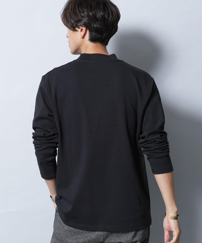 《イヤな臭いを軽減》Anti Smell モックネックロングスリーブＴシャツ