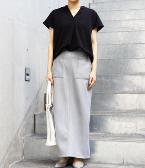 バックプリーツスキッパーカットソー