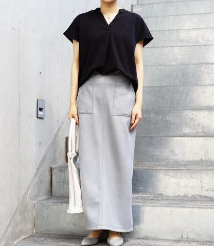 バックプリーツスキッパーカットソー