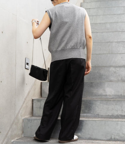 リネンライクシャイニータックパンツ