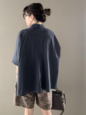 cropped relax shirt refine