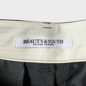 毛ポリエステル カーブパンツ ウォッシャブル