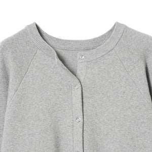 2way スウェット ライク カーディガン