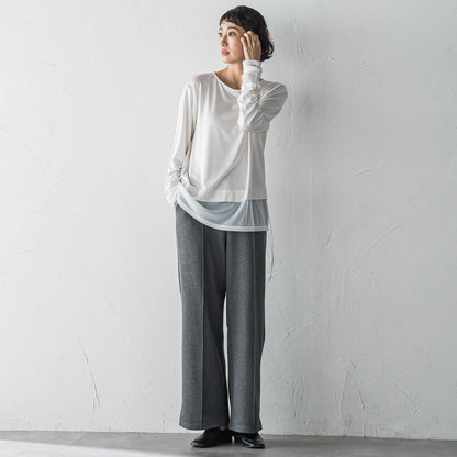 【WEB限定】”重ねるだけで格上げ”レイヤードインナー