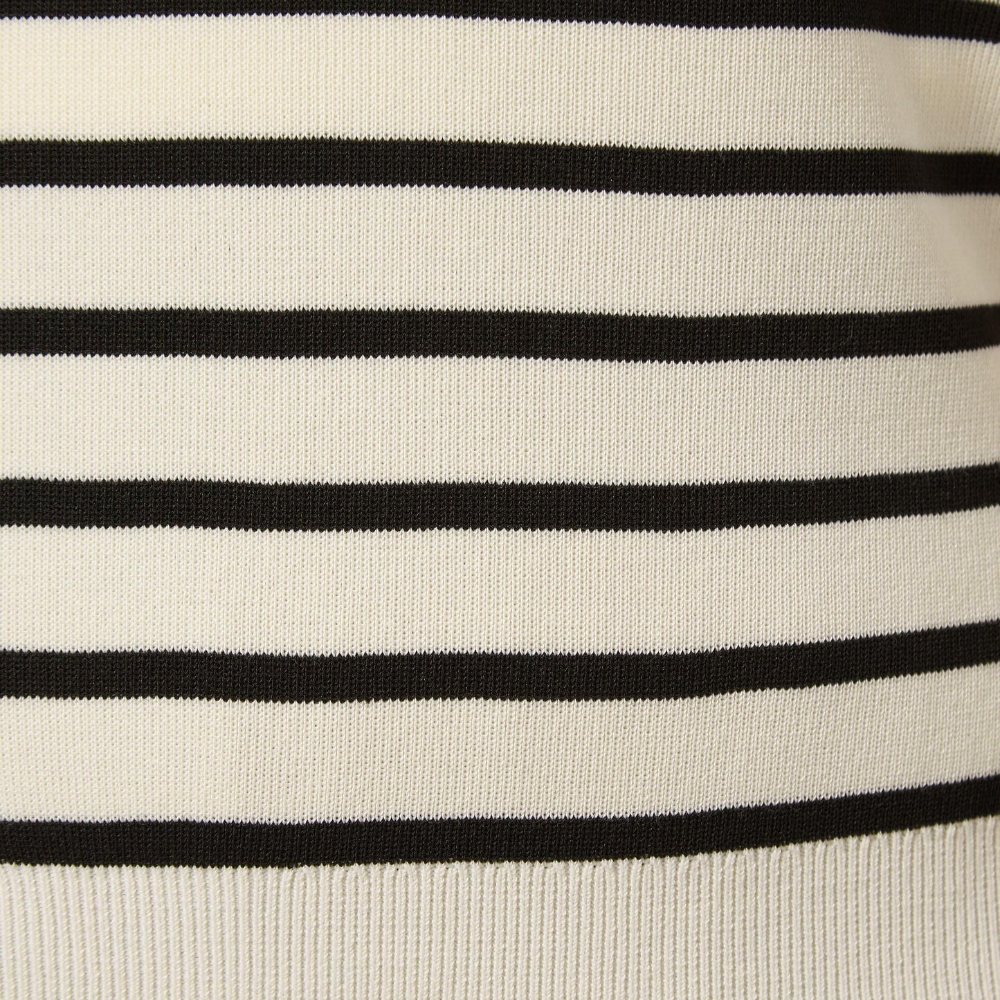 襟付き 5分袖 プルオーバー ニット