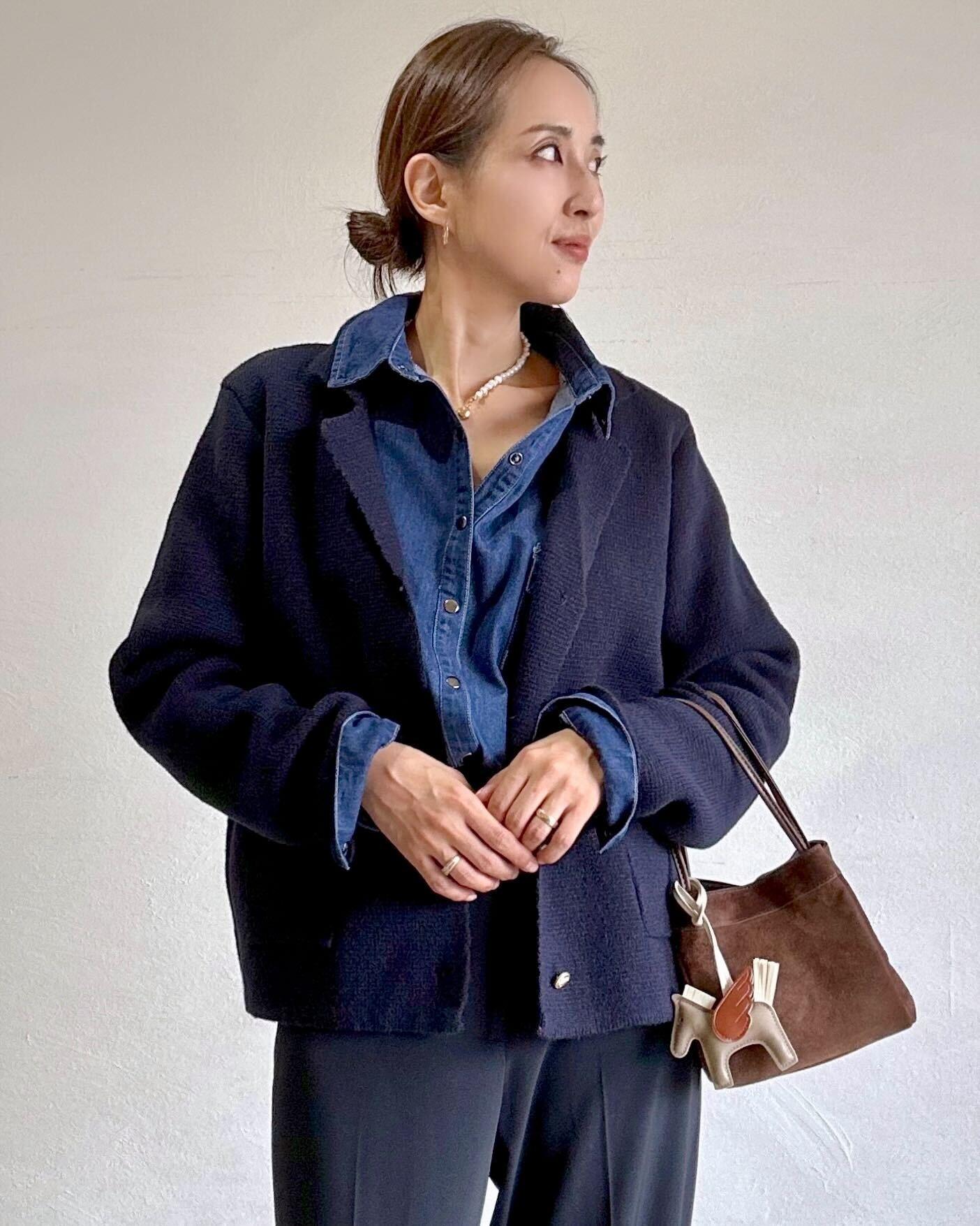 ニットジャケット