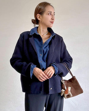 ニットジャケット