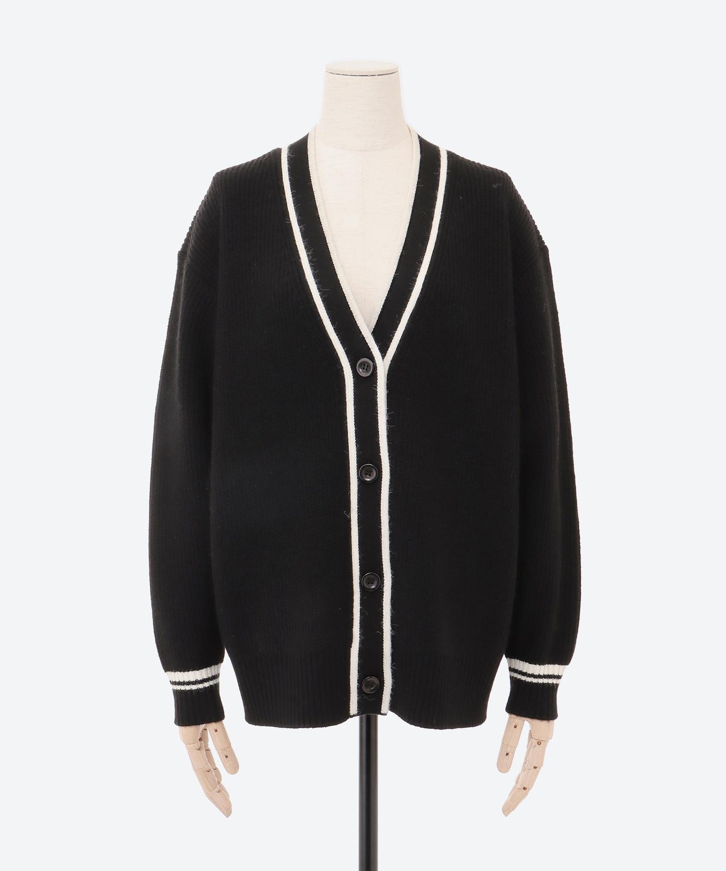 Vネックカーディガン