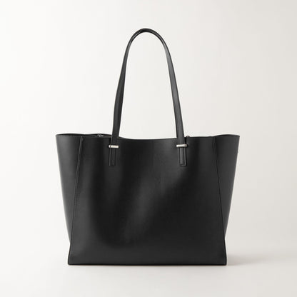 【WEB限定】ワンポイント シンプル トートバッグ（ソフトPCバッグ付） / A4 / 通勤