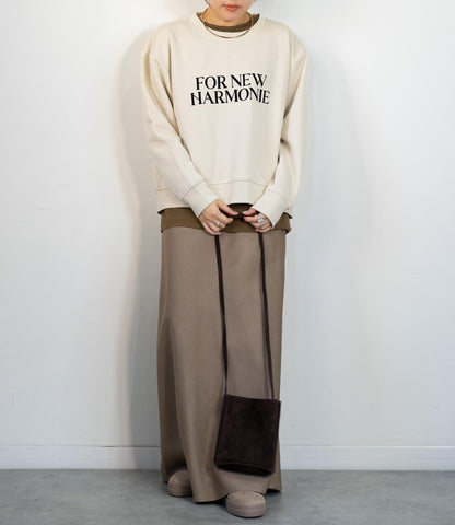 裏起毛レタリングロゴスウェット